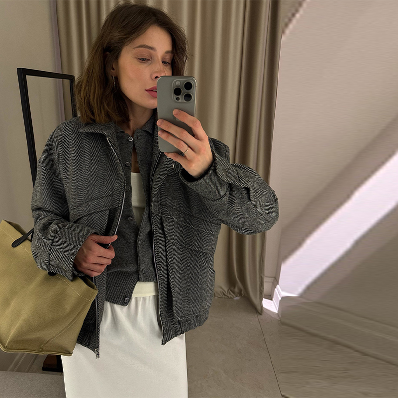Chic élégant manteau col monta - Women'S Fashion Trends Fall 2025 avis et prix